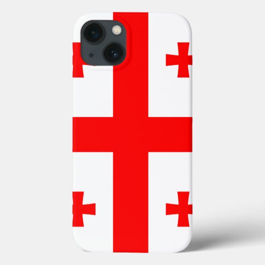 Georgienflagge Case-Mate iPhone Hülle (Rückseite)