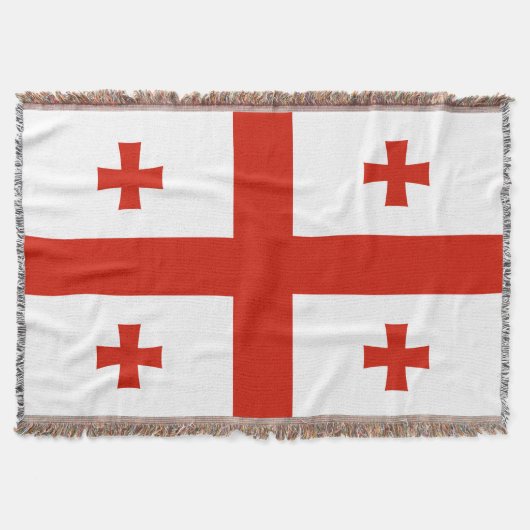 Georgienflagge Decke (Vorderseite)