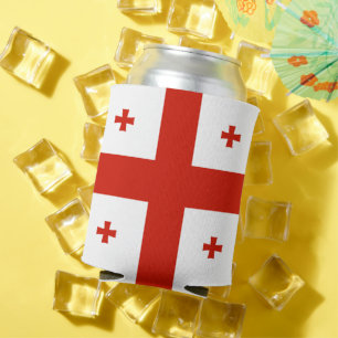 Georgienflagge Dosenkühler