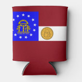 Georgienflagge Dosenkühler (Vorderseite)