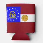 Georgienflagge Dosenkühler (Rückseite)