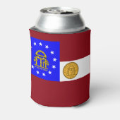 Georgienflagge Dosenkühler (Kanne Rückseite)