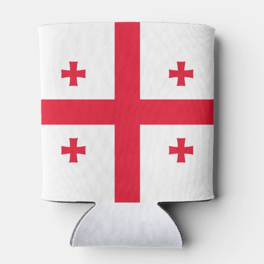 Georgienflagge Dosenkühler (Rückseite)