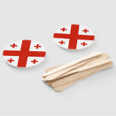 Georgienflagge Fächer (Non-assembled)