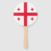 Georgienflagge Fächer (Rückseite)