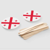Georgienflagge Fächer (Non-assembled)