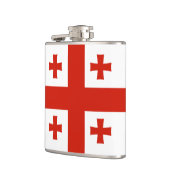 Georgienflagge Flachmann (Links)