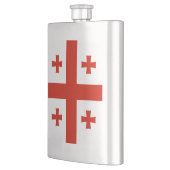 Georgienflagge Flachmann (Links)