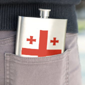 Georgienflagge Flachmann (Beispiel)