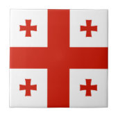Georgienflagge Fliese (Vorderseite)