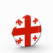 Georgienflagge Fotoblock (Links)