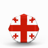 Georgienflagge Fotoblock (Vorderseite)