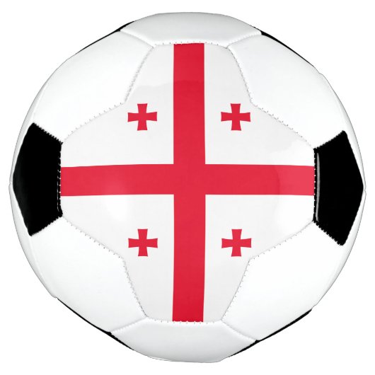 Georgienflagge Fußball (Gedreht)