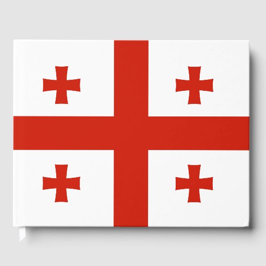 Georgienflagge Gästebuch (Vorderseite)
