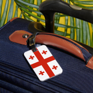 Georgienflagge Gepäckanhänger