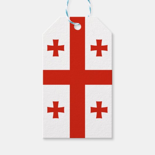 Georgienflagge Geschenkanhänger (Vorderseite)