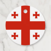 Georgienflagge Geschenkanhänger (Rückseite)