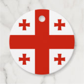 Georgienflagge Geschenkanhänger (Vorderseite)