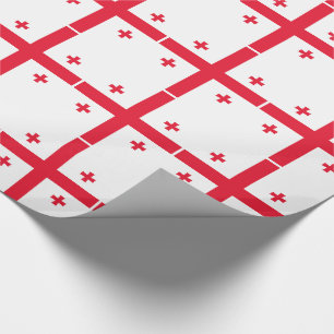 Georgienflagge Geschenkpapier