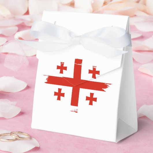 Georgienflagge Geschenkschachtel (Hochzeit)