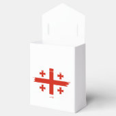 Georgienflagge Geschenkschachtel (Geöffnet)