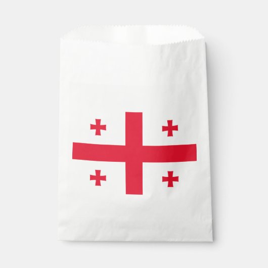 Georgienflagge Geschenktütchen (Vorderseite)