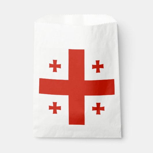 Georgienflagge Geschenktütchen (Vorderseite)
