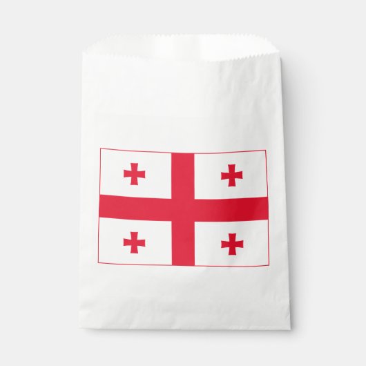 Georgienflagge Geschenktütchen (Vorderseite)