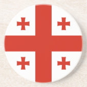 Georgienflagge Getränkeuntersetzer (Vorne)