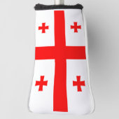 Georgienflagge Golf Headcover (Rotieren 90)