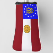 Georgienflagge Golf Headcover (Rotieren 90)
