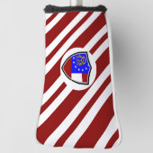 Georgienflagge Golf Headcover (Rotieren 90)