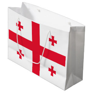 Georgienflagge Große Geschenktüte