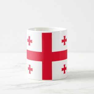 Georgienflagge Kaffeetasse