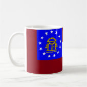 Georgienflagge Kaffeetasse (Links)