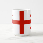 Georgienflagge Kaffeetasse (Mittel)