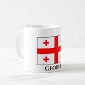 Georgienflagge Kaffeetasse (Vorderseite Links)