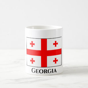 Georgienflagge Kaffeetasse