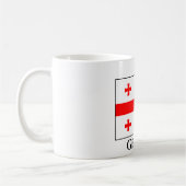Georgienflagge Kaffeetasse (Links)