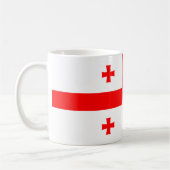 Georgienflagge Kaffeetasse (Links)