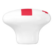 Georgienflagge Keramikknauf (Seitenansicht)