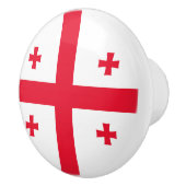 Georgienflagge Keramikknauf (Rechts)