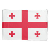Georgienflagge Kissenbezug (Rückseite)
