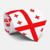 Georgienflagge Krawatte (Gerollt)
