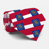 Georgienflagge Krawatte (Gerollt)