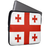 Georgienflagge Laptopschutzhülle (Vorne Rechts)