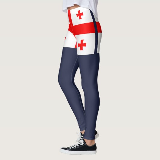 Georgienflagge Leggings (Links)
