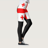 Georgienflagge Leggings (Rechts)
