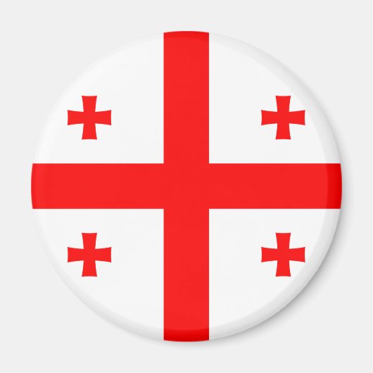 Georgienflagge Magnet (Vorne)