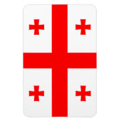 Georgienflagge Magnet (Vertikal)